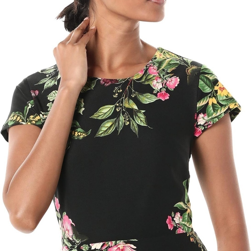 RACHEL Rachel Roy Women's Camilla Floral Maxi Size L - Picture 4 of 17